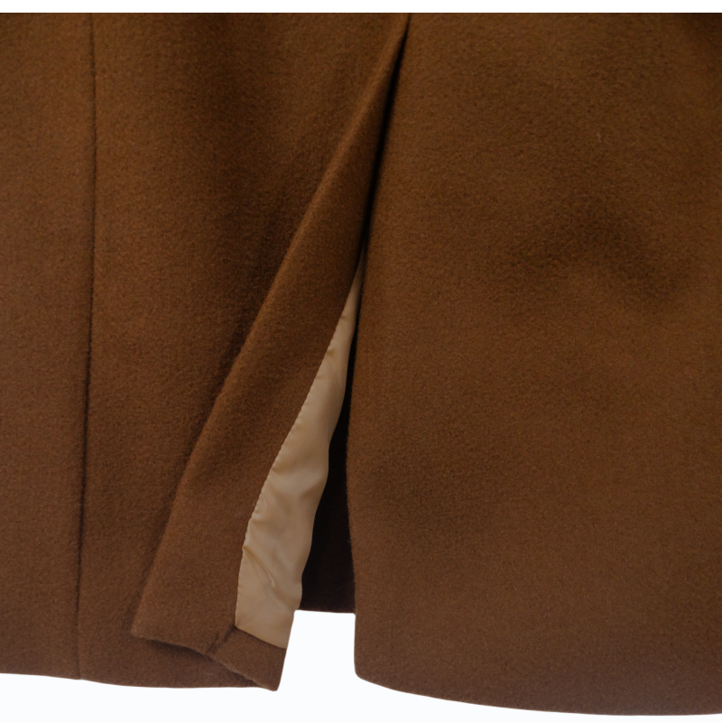 Gabardina informal larga con solapa para hombre, de doble botonadura chaquetas lisas y sueltas, ropa gruesa Regular para invierno, S-3XL
