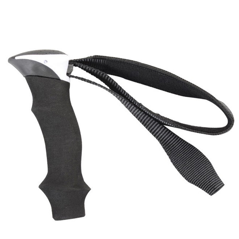 Accessori per bastoncini da Trekking fibbia con chiusura a punta di canna accessori per impugnatura a testa di palo da Trekking manico dritto cinturino da polso a forma di T