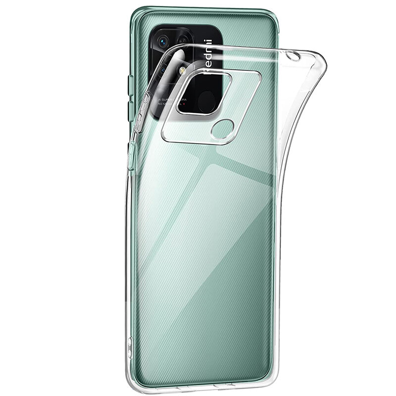Clear Silicone Soft Case Voor Xiaomi Redmi Note 11 10 9 8 Pro 11S 10S 9S 9T 8T 10A 10C 9A 9C Ultra Dunne Cover Transparante Shell