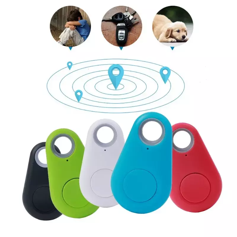 Mini GPS Tracker com Bluetooth 4.0, Localizador Inteligente, Dispositivo Anti-Perdido, Chaves Móveis, Pet, Cão, Pet, Crianças, Localizador