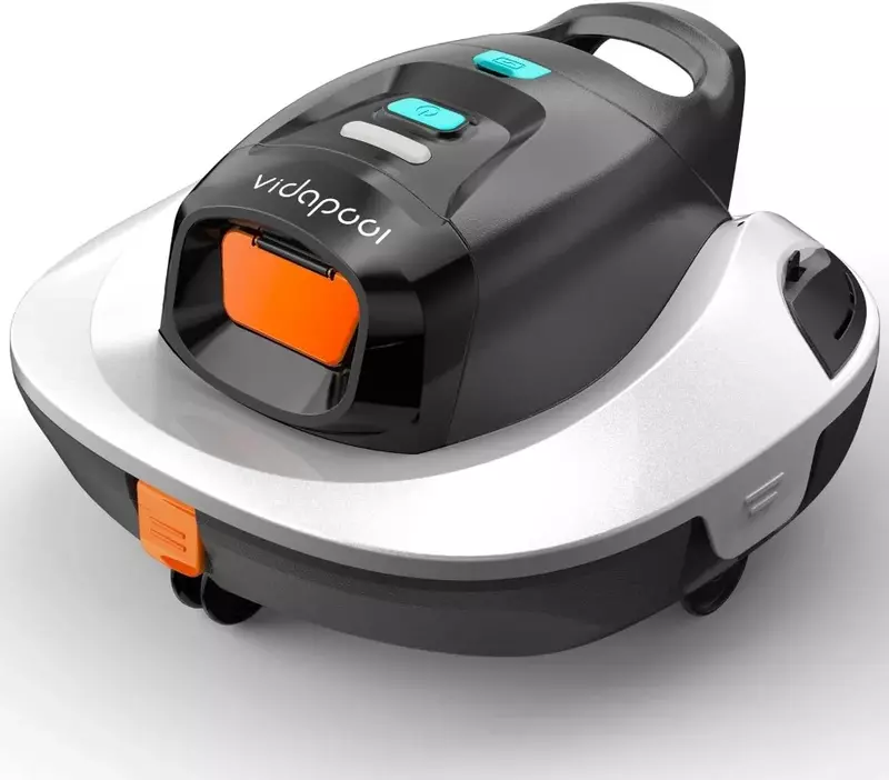 Orca-Aspirateur robot sans fil pour piscine, portable, auto, livres avec indicateur LED, autonomie de 90 minutes jusqu'à 861 sq, fédération