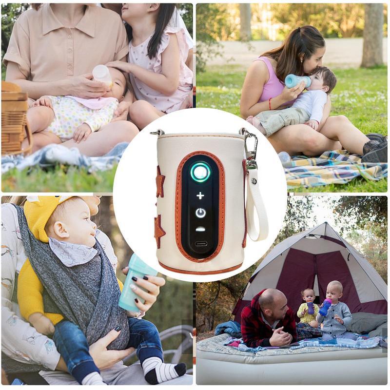 Fast Baby Bottle Warmer, Travel Portable Formula Bottle, Aquecimento eficiente do leite materno, Aquecimento com temperatura precisa