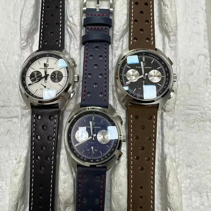 PAGANI DESIGN 2024 NEW Turtle Back Chronograph 1782 Watch for Man Fashion Men's Quartz Watch Luminous relogios masculino