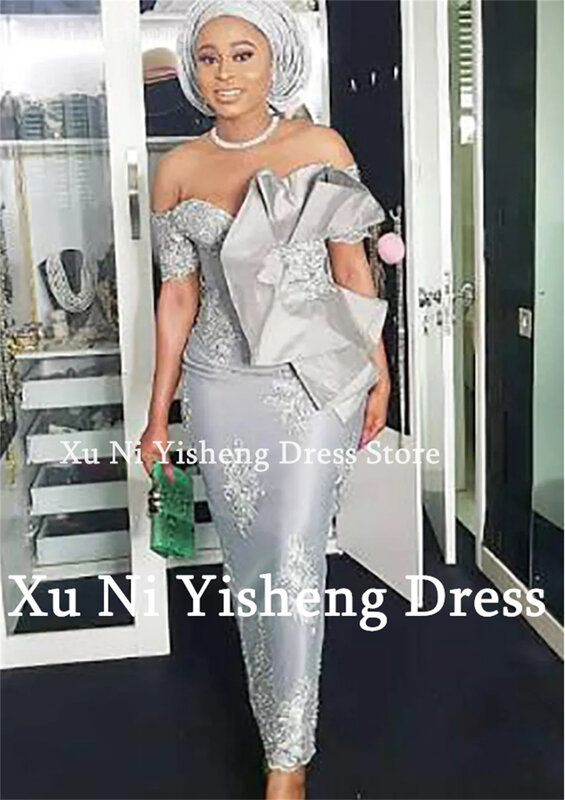 Arab Prom Dresses For Women Sleeveless Floor-Length Lace Appliques Mermaid Formal Evening Dress 2024 Long Wedding Party Dress