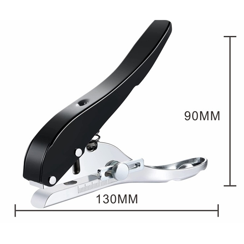 2PCS 10mm Hand-Held Hole Puncher Edge Banding for Students Comes with Two Spare Springs.