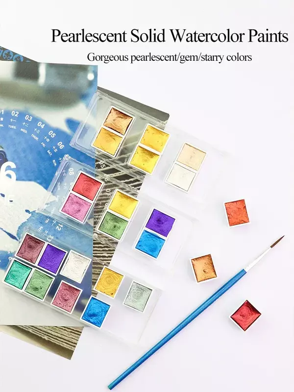 Однотонные акварельные краски, набор акварельных цветов для художественной живописи, дизайн ногтей 189