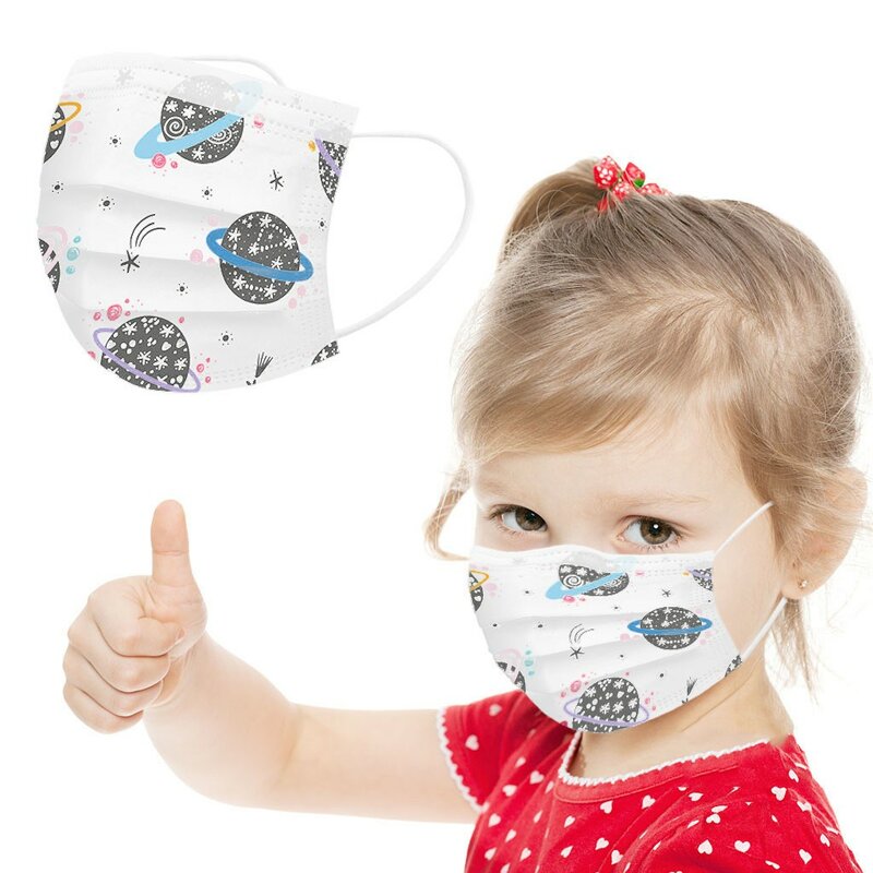 어린이 안전 보호 마스크, 다층 코튼 필터 디자인 마스크, 장거리 여행용 필수 편안한 마스크