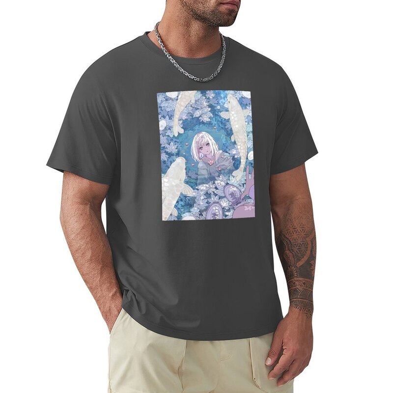 Estetyczna koszulka Anime Fishy Dream funnys bluzka ubrania vintage designerska koszulka męska