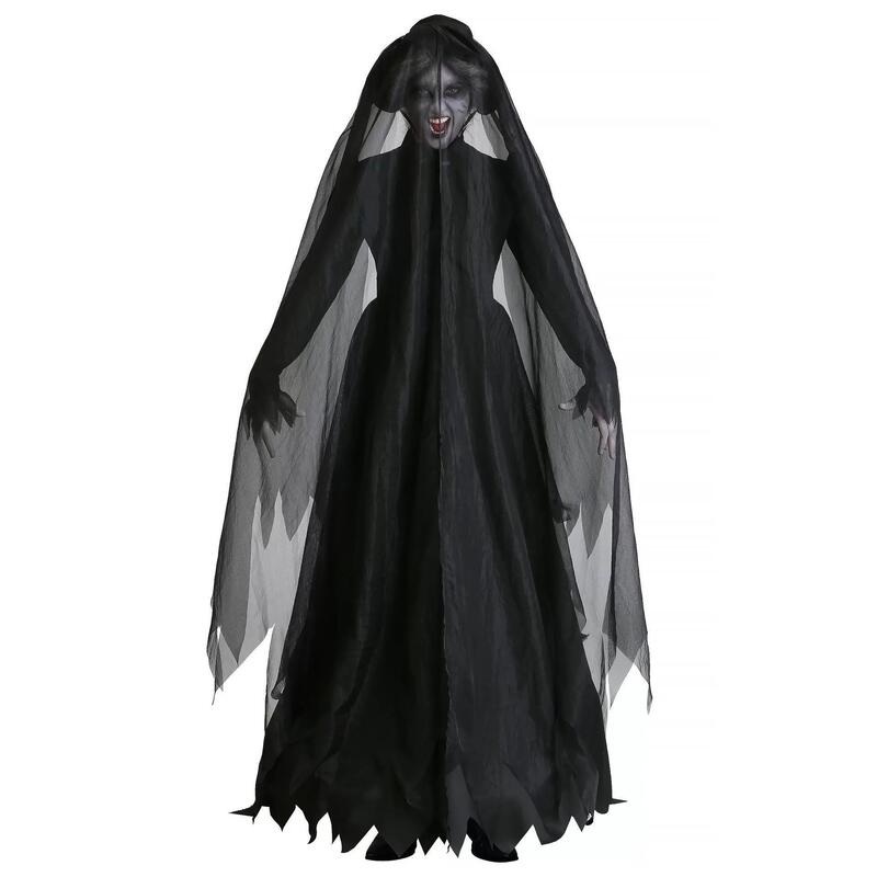 Performance Costumes,Black Color,Halloween Costumes,Ghost Bride,Witch,Vampire,Cosplay,Scary Devil Costumes
