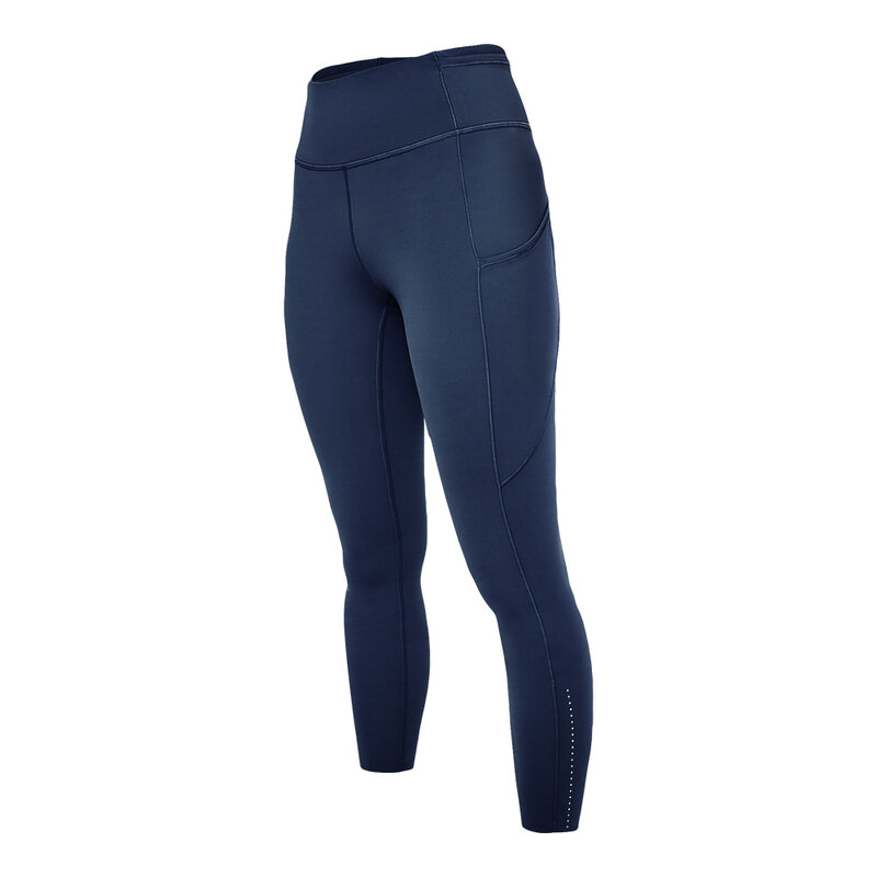 Pantalon de yoga taille haute pour femme, leggings avec plusieurs poches pour la course et le cyclisme de nuit