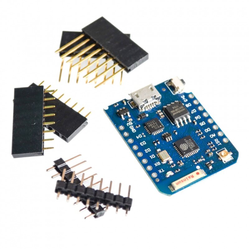 Carte Module WIFI D1 Mini Pro ESP8266, 16 mo de Bit, connecteur d'antenne externe ESP8266, carte de développement WIFI IOT CP2104