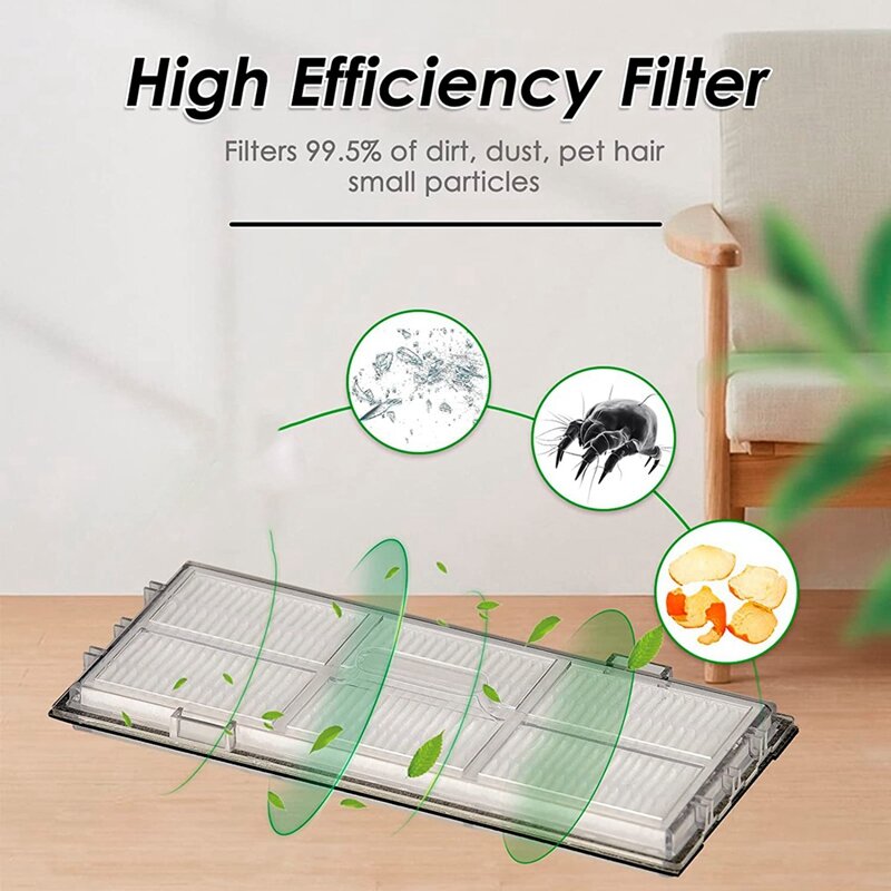 PROMOTION! Hepa Filter Plastic For Xiaomi Roborock S8 Pro Ultra S8 S8+ S7 S7+ S7 Maxv Ultra Vacuum Cleaner Spare Parts
