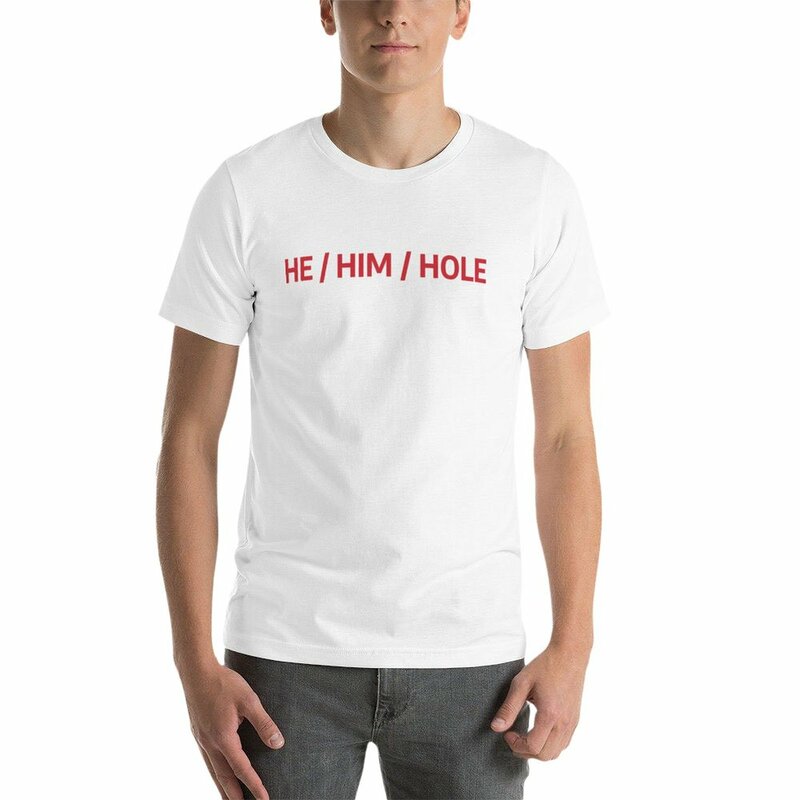 T-shirt graphique He Him Hole pour homme, chemise à séchage rapide, nouveau