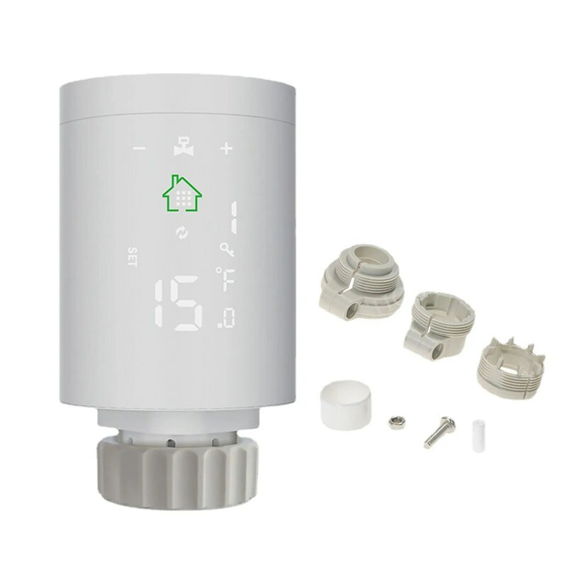HY368-ZB zawór temperatury inteligentny wyświetlacz cyfrowy zawór chłodnicy mobilny kontrola aplikacji inteligentny termostat sterowania głosem
