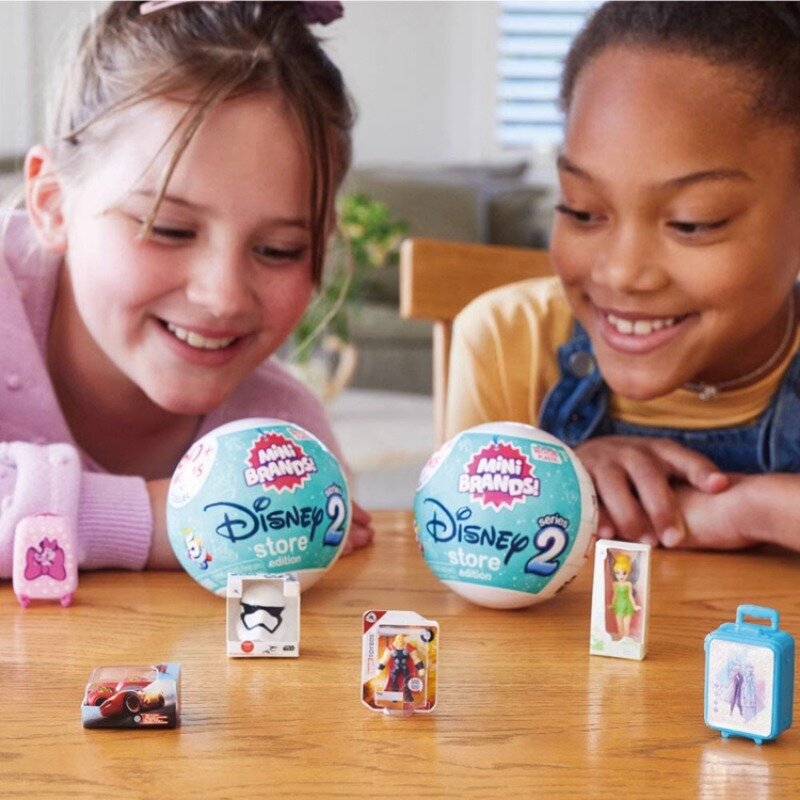Disney Gashapon Kapsel Spielzeug 5 Überraschung Mini Marken Blind Ball Miniatur Spielzeug Cartoon Figuren Sammler Spielzeug Kinder Geburtstags geschenk
