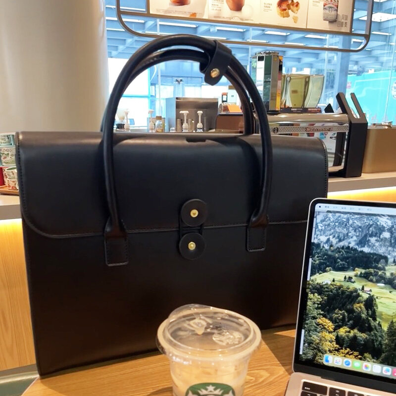 Роскошная дизайнерская модная кожаная сумка-тоут, вместительный деловой офисный портфель для ноутбука с надписью на заказ для женщин, офисный студенческий портфель