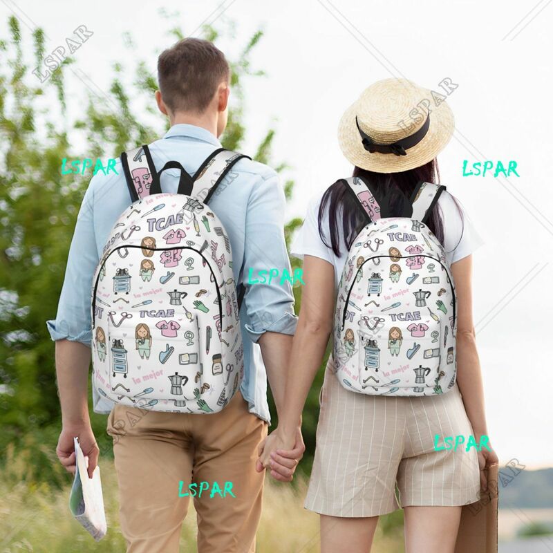 Рюкзак для мужчин и женщин, модная ранец доктор, медсестра, сумка на плечо для учебы, походов, путешествий, колледжа