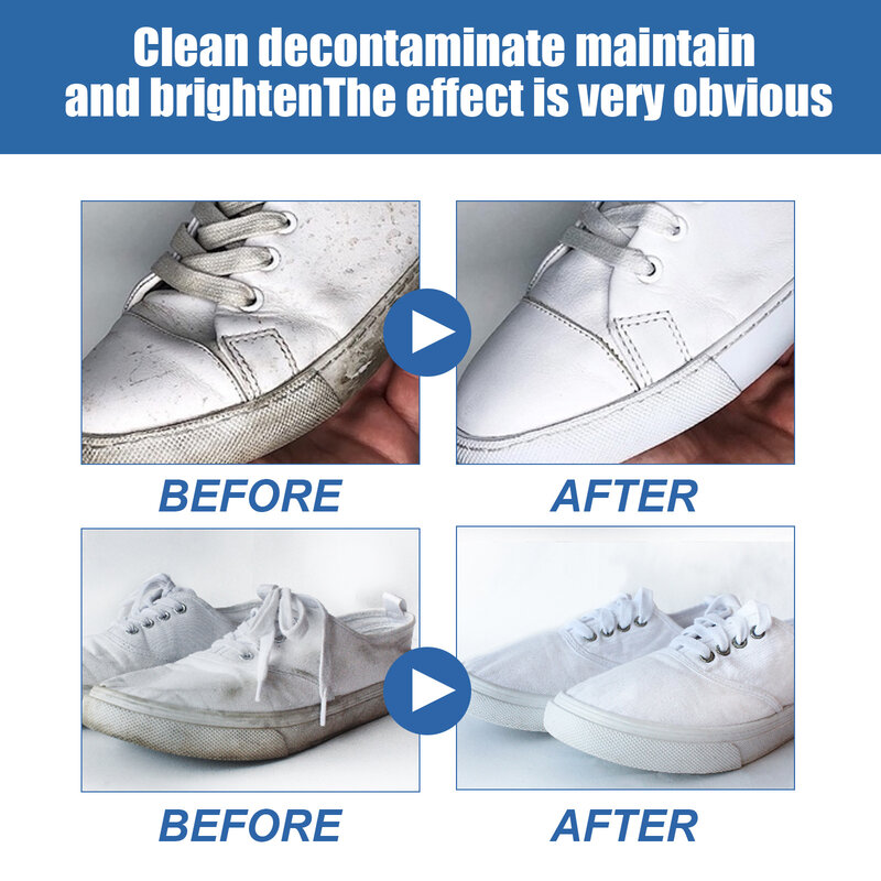 Weiße Schuh reinigungs creme multifunktional Flecken entfernen gelbe Schmutz Sport Turnschuhe Leinwand Schuhe Bleaching Schuh reiniger Creme