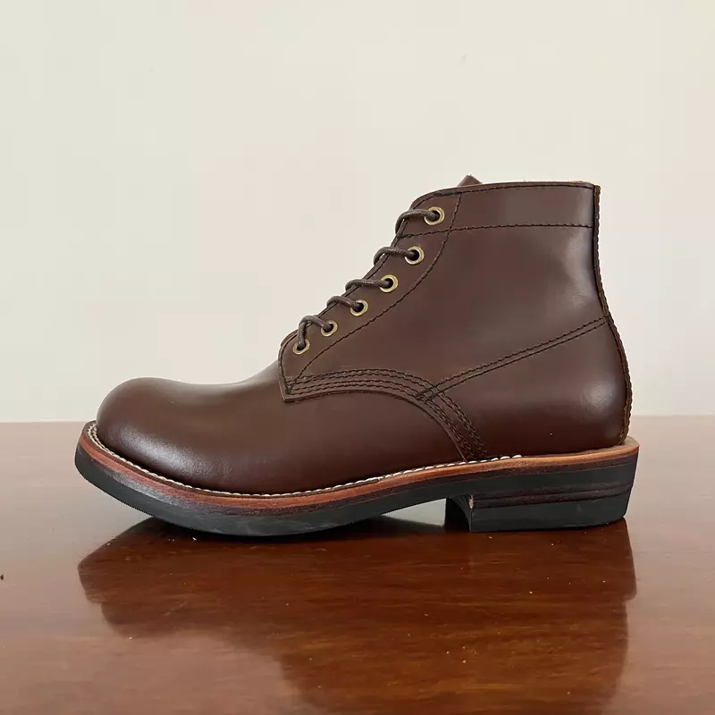 RockCanRoll-Chaussures en cuir de vachette italien durables cousues Goodyear faites à la main, bottes de super qualité, C383, taille 35-52