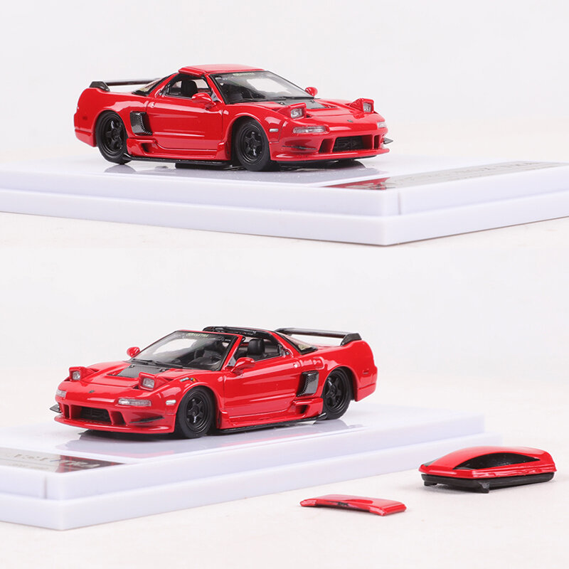 Finclassically FY 1:64 NSX TRA Transport Trailers Alloy Model Car Light Can Be Turned Off