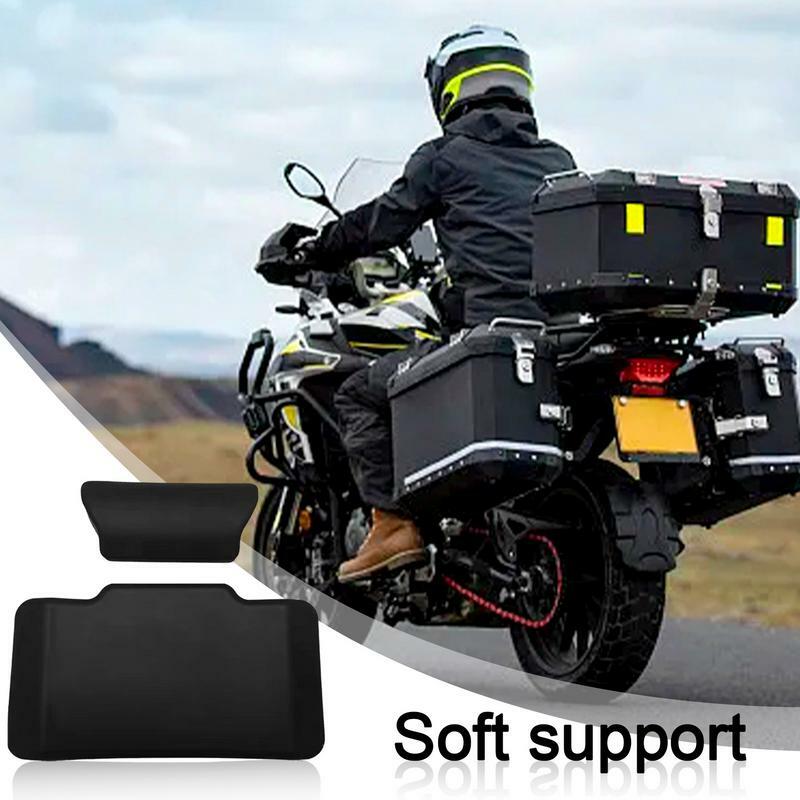 Cuscino posteriore per bagagliaio del motociclo cuscino per cuscino per passeggero con imbottitura in spugna per bagagliaio posteriore con ammortizzazione antiurto