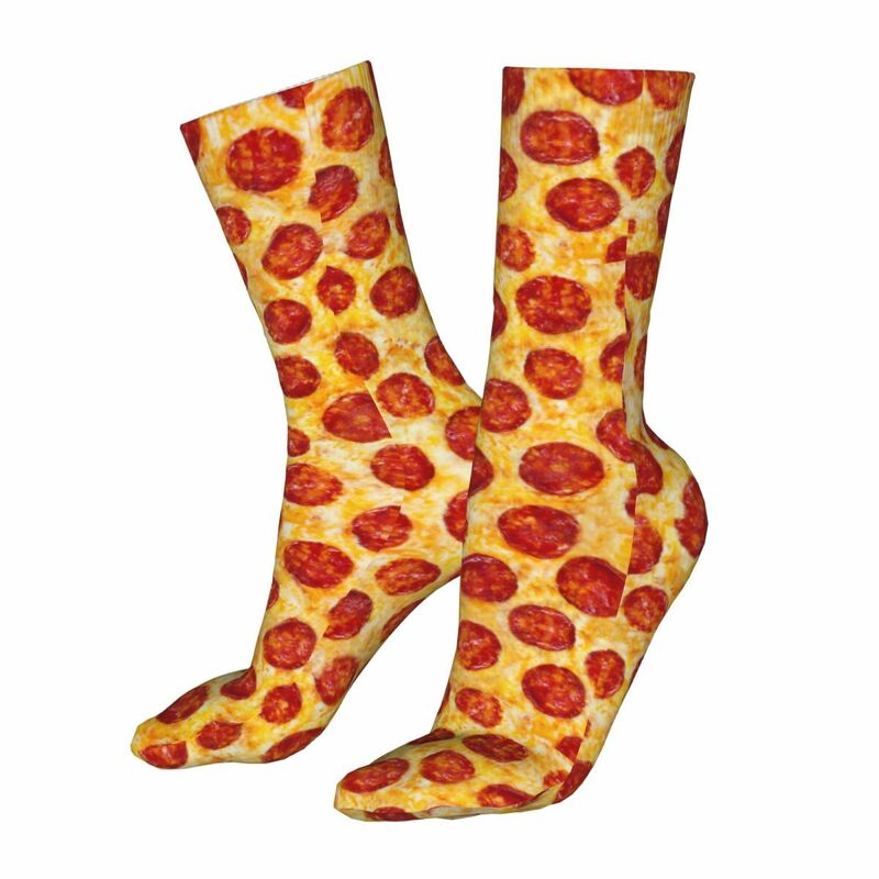 Женские спортивные носки для вечевечерние НКИ с пиццей, хлопковые новые женские носки