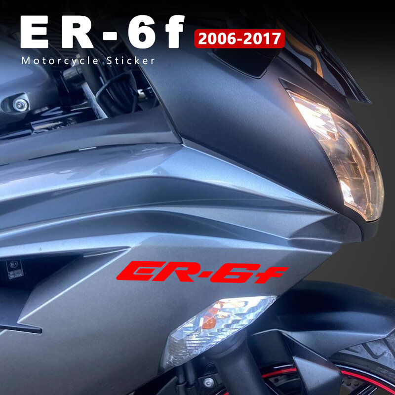 Etiqueta impermeável da motocicleta, decalque, acessórios para Kawasaki ER-6f, 2006-2017, 2008, 2009, 2010, 2011, 2012, 2013, 2014, 2015, 2016
