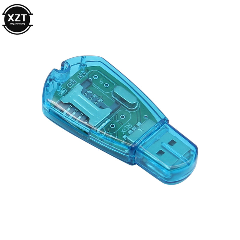 محمول USB قارئ بطاقة Sim ، الأزرق Simcard الكاتب ، نسخة ، كلونر ، النسخ الاحتياطي GSM CDMA WCDMA الهاتف المحمول ، DOM668 ، 1 قطعة