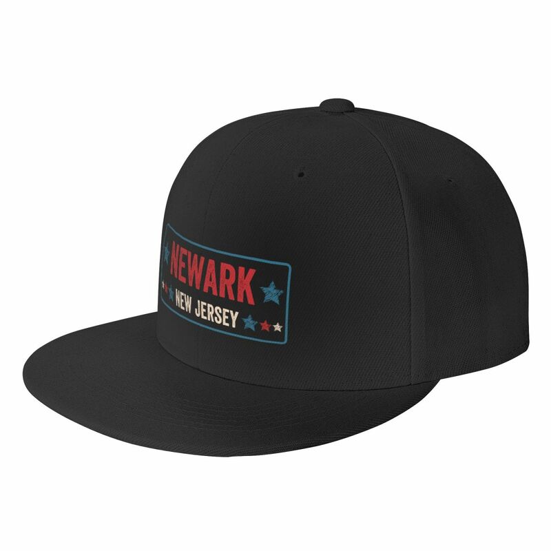 Newark New Jersey US Typography Distressed Design Baseball Cap Sun Cap Anime Hat Cap Female Men's