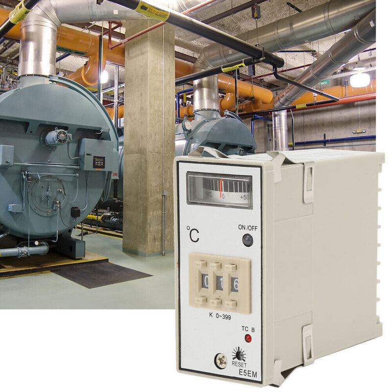 Pengontrol suhu tipe PT100 E5EM-YR40K K untuk oven tanur petrokimia mesin kemasan makanan industri