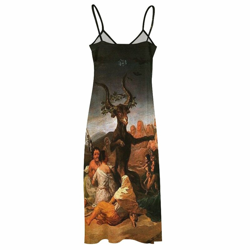 Robe de Soirée pour Femme, Tenue de Bal, Goya, Le Sabbat des Sorcières, Été