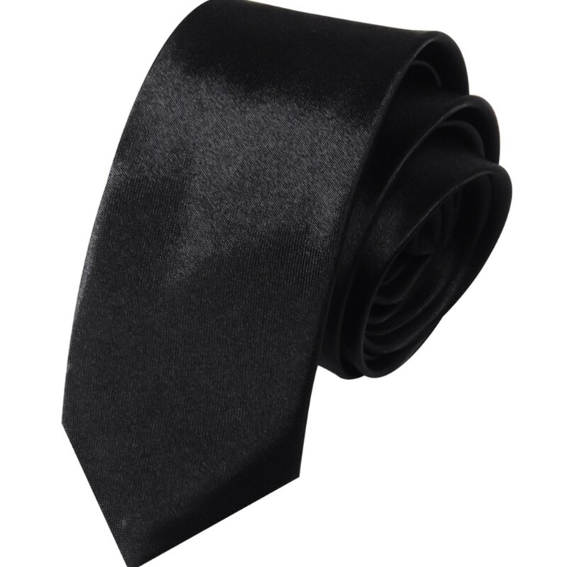JK Cravatta uniforme da donna Sciarpa skinny in raso Cravatta lunga Cravatta skinny Cravatta in raso