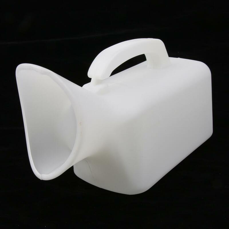 Draagbare Draagbare Mobiele Urinoir Toiletfles Vrouwen Gebruiken Witte 1000Ml