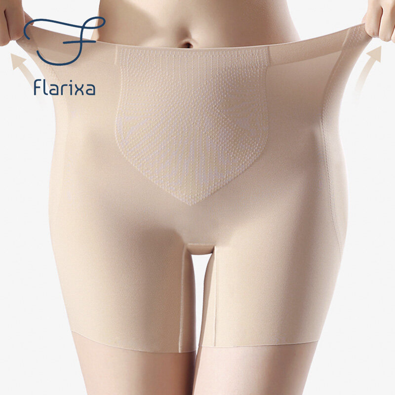 Flarixa z wysokim stanem modelujące ciało kształtujące kobiece gładki jedwab spodenki zabezpieczające majtki do podnoszenia pośladków odzież modelująca biodra
