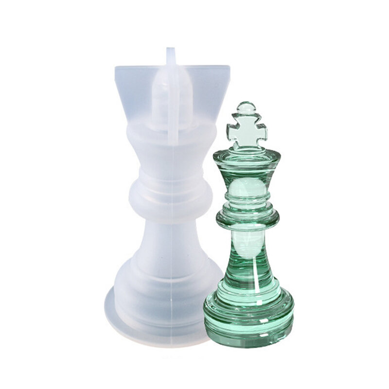 Forma do szachów elastyczna DIY zastępcza akcesoria do form w prostym stylu