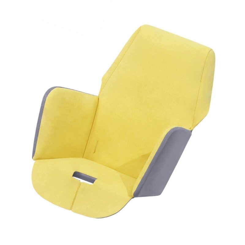 F62D Babyzitjehoes Ademende hoge stoelkussens voor peuters Babyjongen Meisje Comfortabele stoelhoes Pad stoelvoering