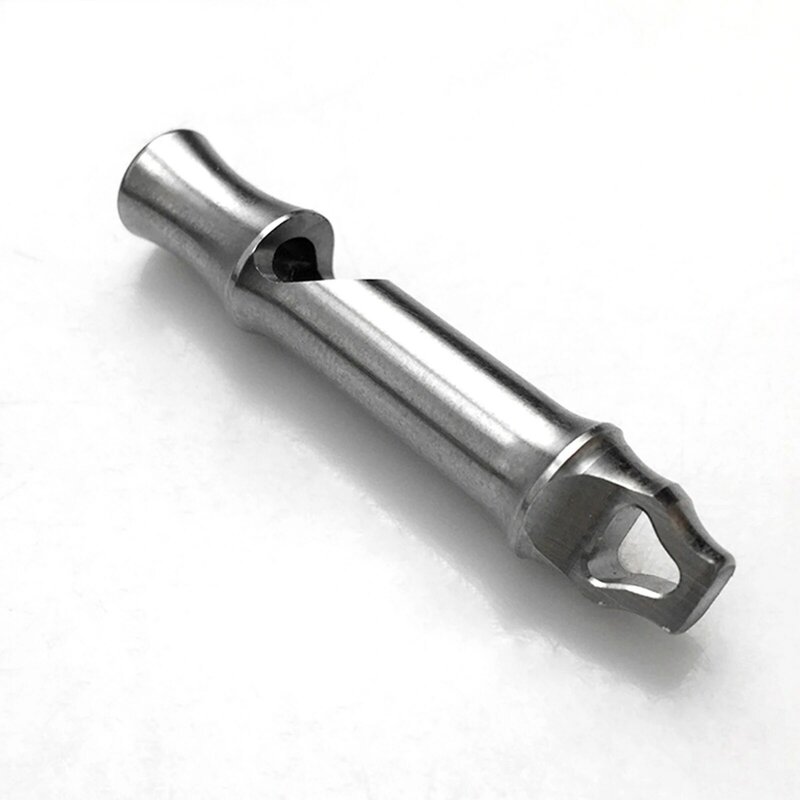 Titanium Alloy 120db Whistle Tools Ultralight Whistle 1.9 * 0.3in 120db 48 * 8mm Accessories Camping Hiking Kit