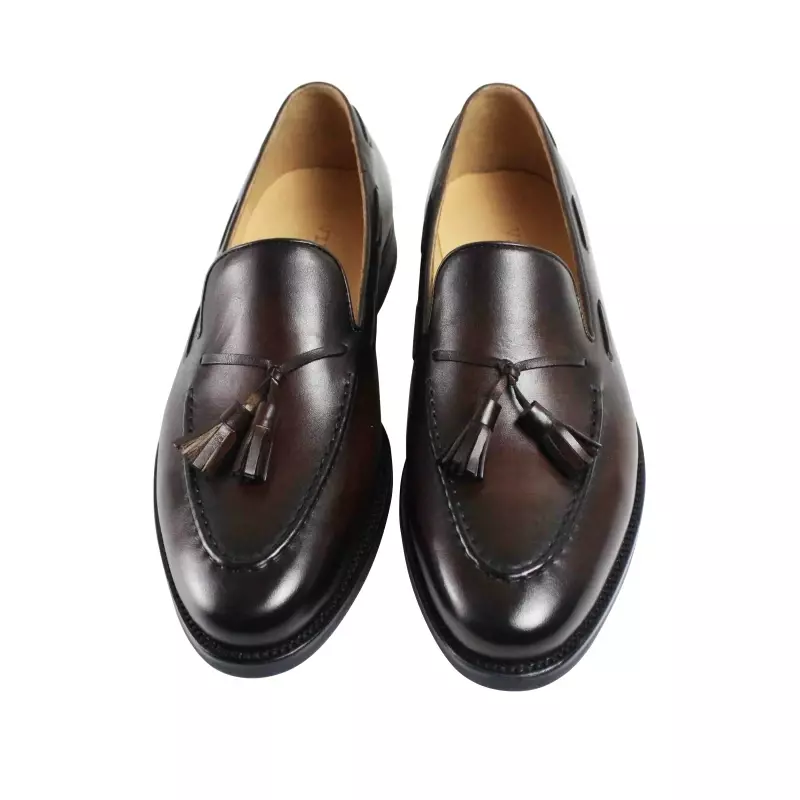 Zapatos de vestir de cuero de alta calidad para hombre, calzado Formal y cómodo para boda y oficina, Primavera, 2023