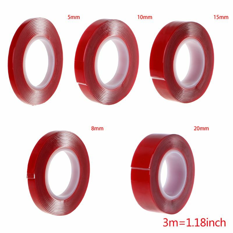 Acrylic Double Sided Waterproof Heat Resistant High Adhesion Tape Clear Sticker for Industry Auto House Decor for 3M Len D5QC