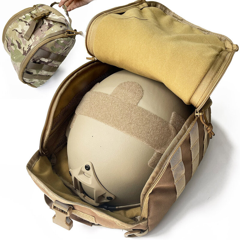 Bolsa de almacenamiento de casco táctico para llevar Airsoft a prueba de balas balístico rápido MICH Wendy