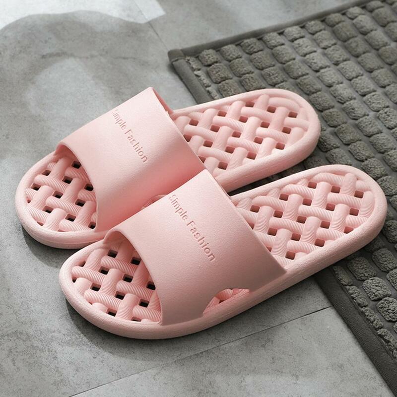 Zapatillas de verano antideslizantes para mujer, sandalias con textura, cómodas, 1 par