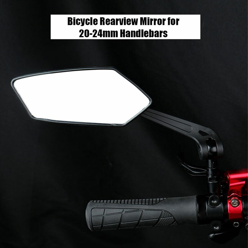 دراجة مرآة الرؤية الخلفية قابل للتعديل الدراجات المقود عاكس الرؤية الخلفية استبدال ملحقات الدراجة الجبلية