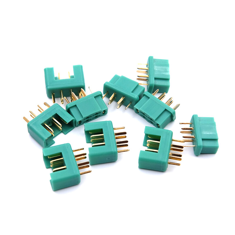 Amass MPX6 MPX 6 Pin Male Female Plug Connector Gold Plating 30A Plug For RC Glider Plane Drone Toys DIY Tool Parts