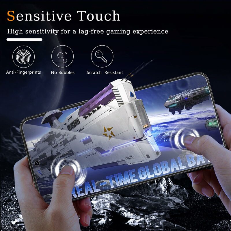 Anti Spy Screen Protector For Galaxy S23 FE Samsung, Tempered Glass Privacy Peep Scratch 9H Case Friendly Fast Free Shipping