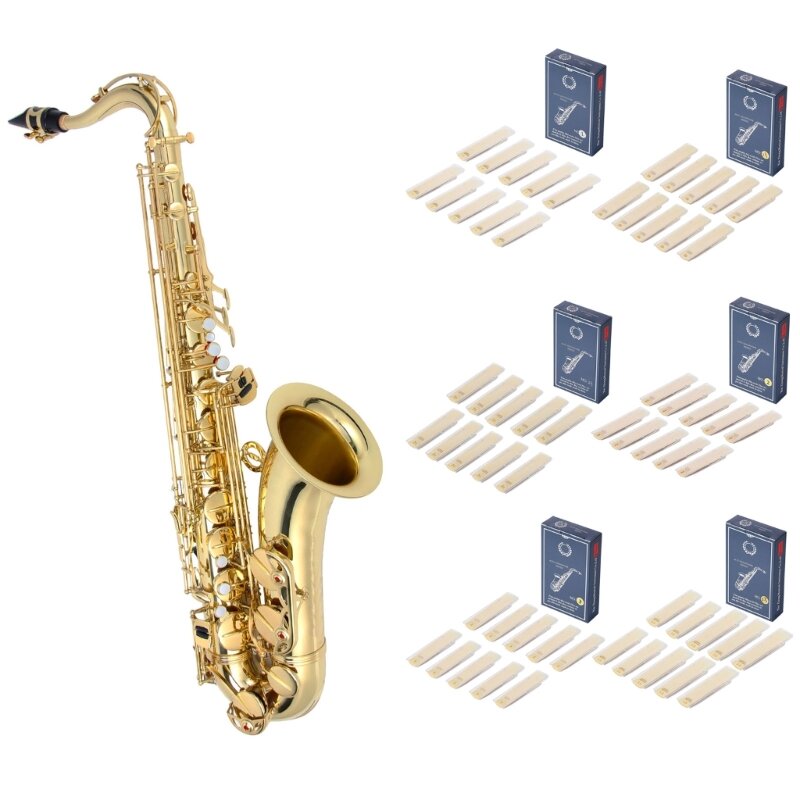 10Pcs 1.0-3.5 Tone Sax Instrument Reed for Beginners Woodwind Instrument Parts High Quality
