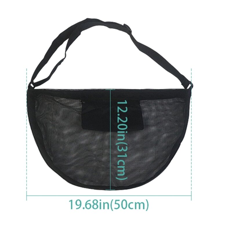 Túi bóng thể thao lưới nylon có dây đeo vai Túi bóng đơn bền bền