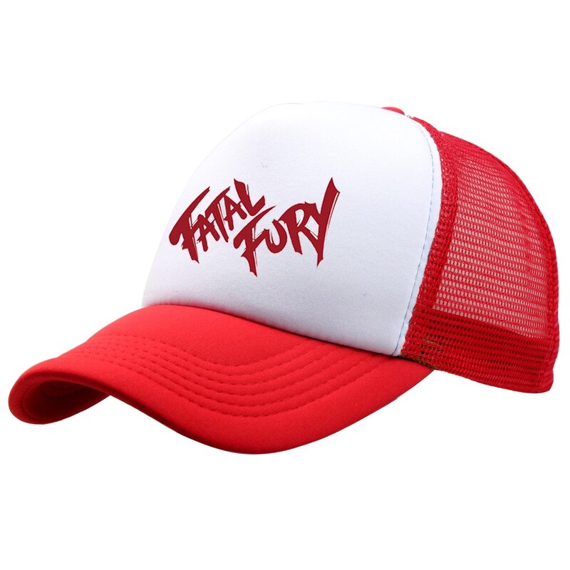 Game KOF Fatal Fury Terry Bogard Coser King of Fighters Baseball Cap Cosplay Adjustable Hat Sports Gift Boxer Prop