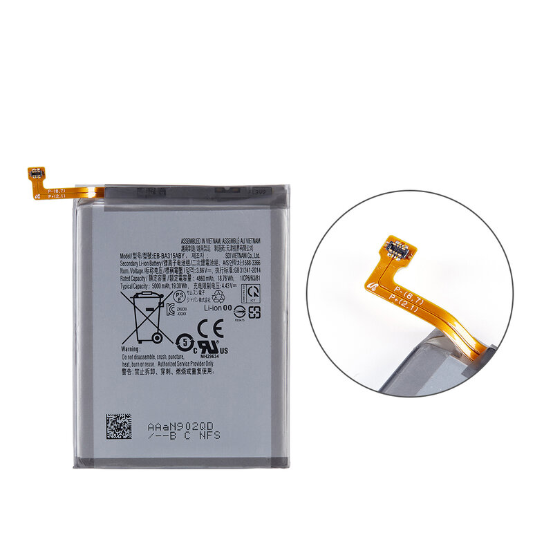 Brand New EB-BA315ABY 5000mAh Battery For Samsung Galaxy A31 2020 Edition SM-A315F/DS SM-A315G/DS Batteries