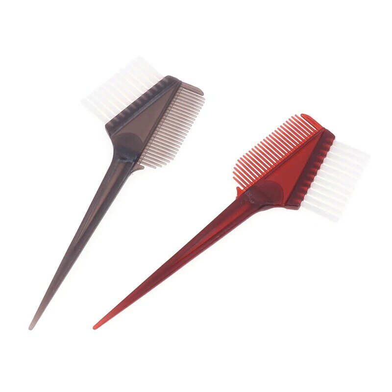 Pro narzędzia do salonu pędzle do kolorowania farbowania włosy z tworzyw sztucznych grzebień Barber Salon fryzjerski odcień fryzjerski narzędzia do stylizacji kolor włosów grzebienie z pędzelkiem