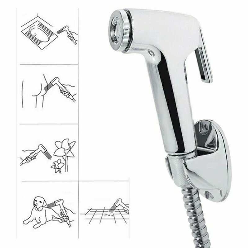 Handheld Toilet Bidet Shower Sprayer High Pressure Hand Bidet Faucet for Bathroom Hand Sprayer Shower Head Self Cleaning
